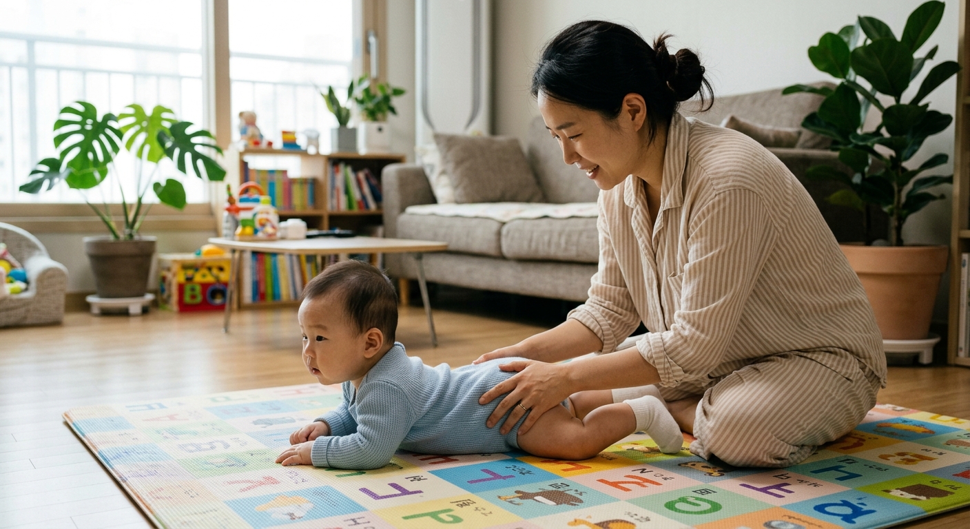 아기의 발달을 지원하는 부모