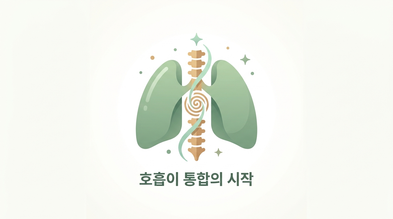 원시반사 통합과 호흡의 관계를 단순화한 코호흡 아이콘