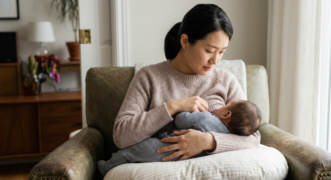 수유하는 엄마