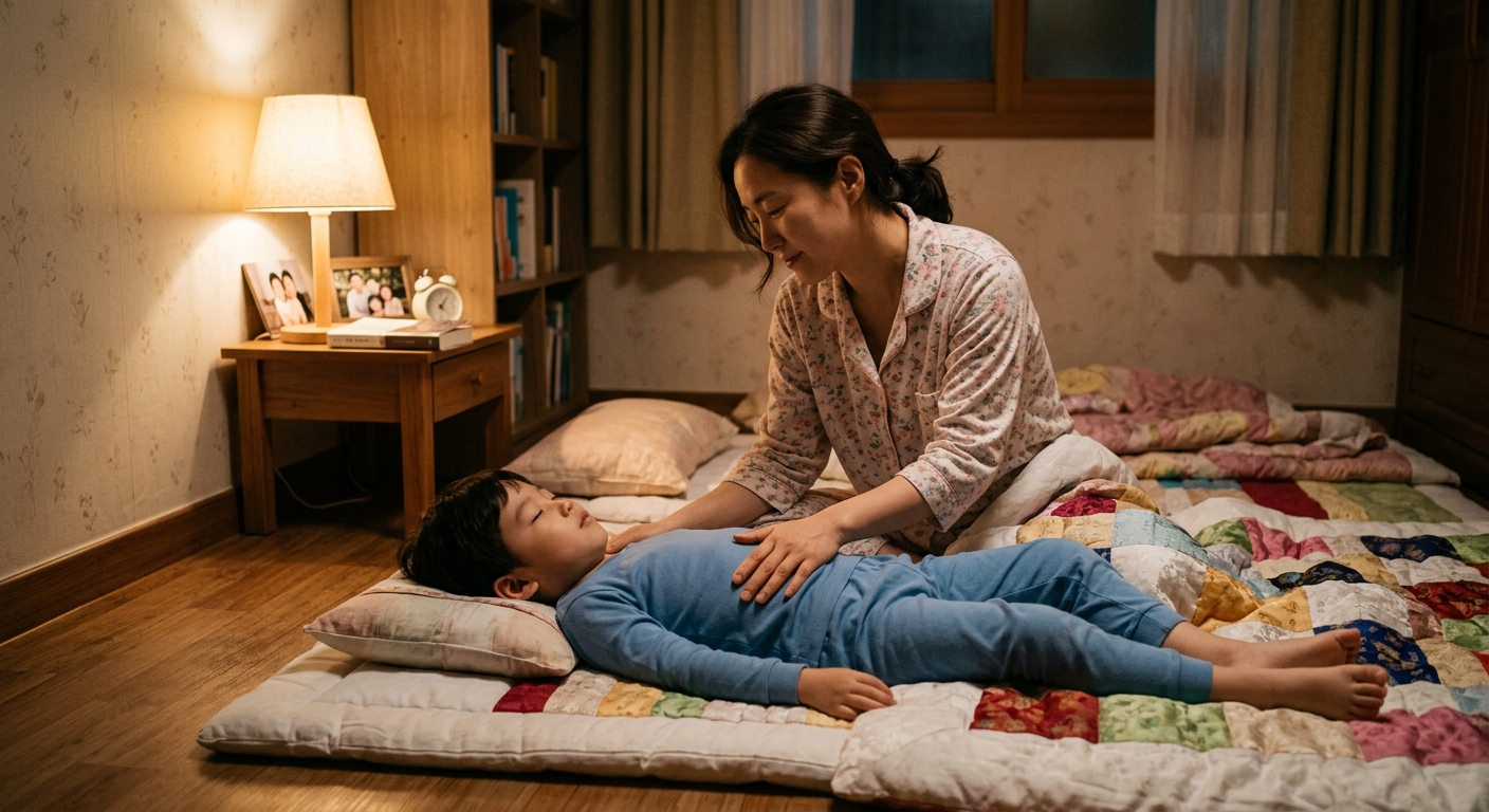 아이와 함께 느린 호흡