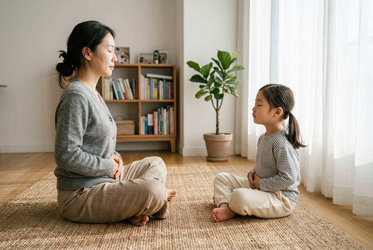 호흡만 바꿨을 뿐인데 12주 만에 — 6세 채윤이 실제 회복 사례