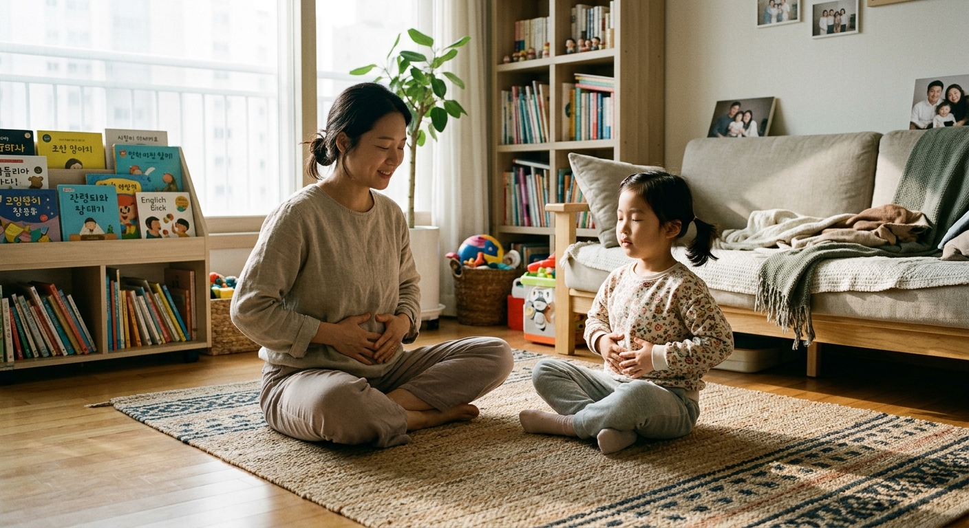 아이 신경계 회복 4가지 축 — 호흡·감각·움직임·루틴 집에서 시작하는 법