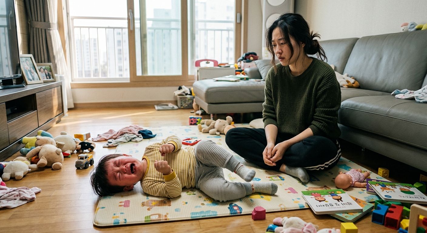 아이가 떼쓰는 게 아니라 무너지는 겁니다 — 멜트다운의 진짜 원인