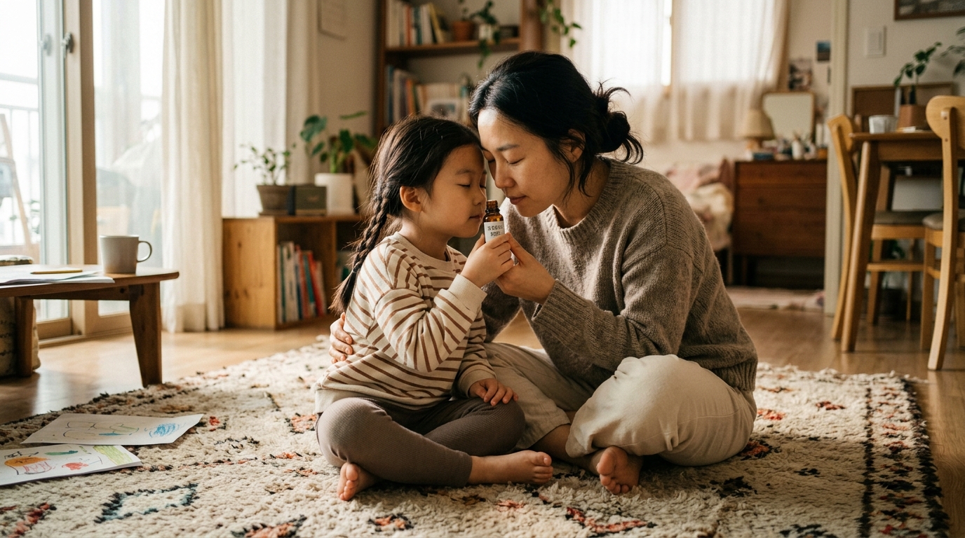 하루 5분 후각 루틴 — 향기로 아이 신경계 안전 신호 만들기