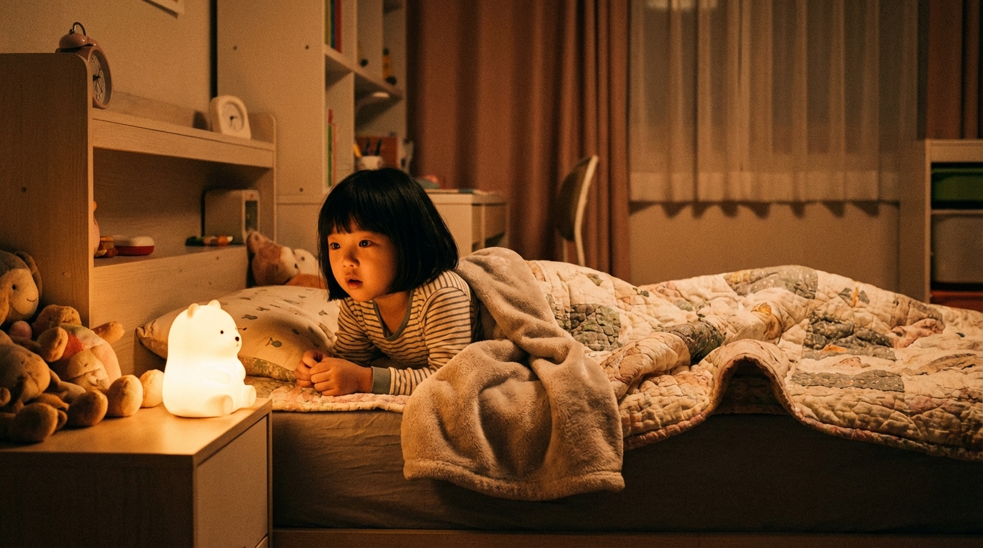 잠들기 어려워하는 아이