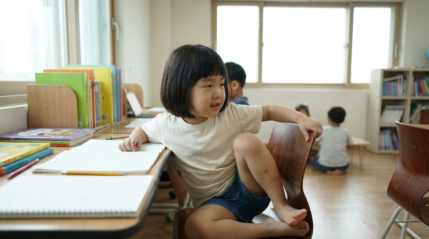 가만히 못 앉아있는 아이: 척추 갈란트 반사와 집중력의 관계