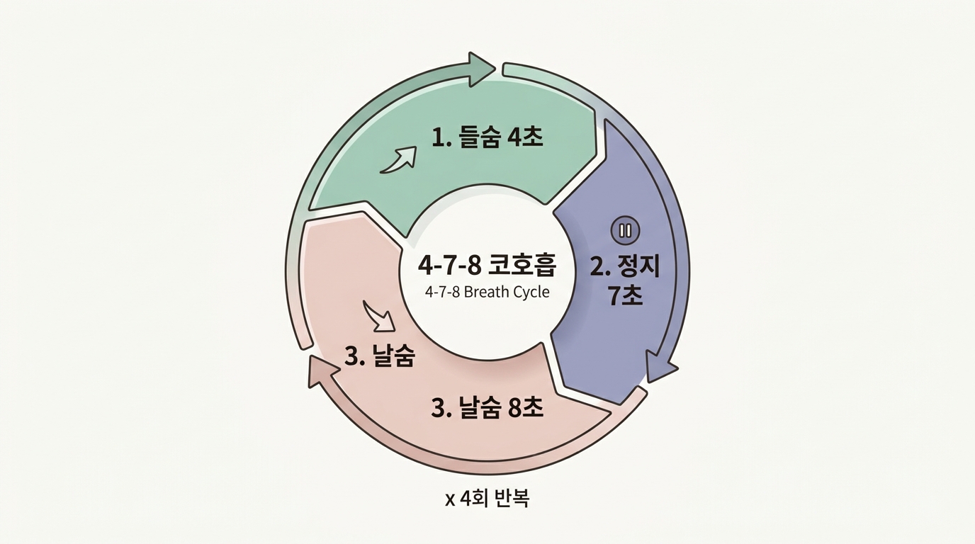 잠 못 드는 아이를 위한 4-7-8 코호흡 루틴 — 14일 가정 가이드