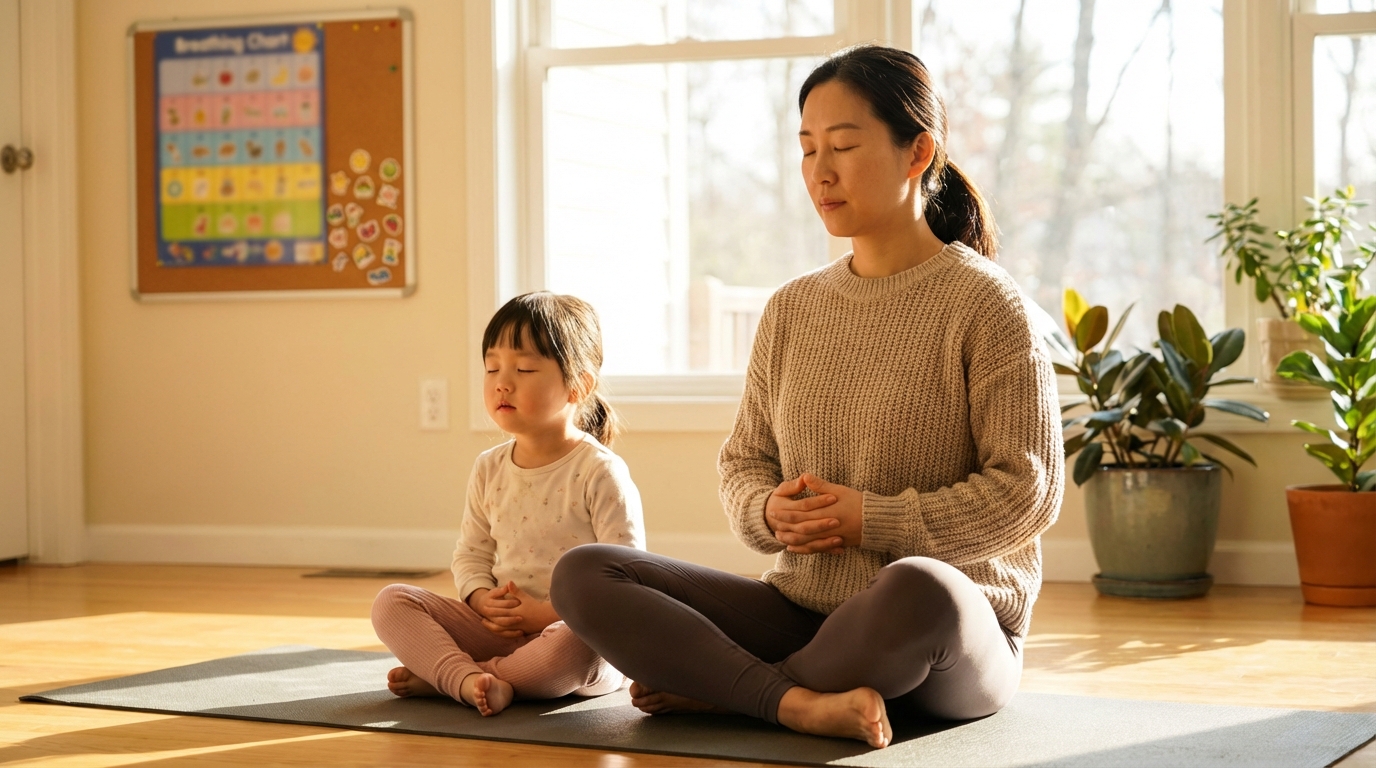 아이 신경계 안정, 매일 5분 코 호흡으로 시작하는 4주 프로그램